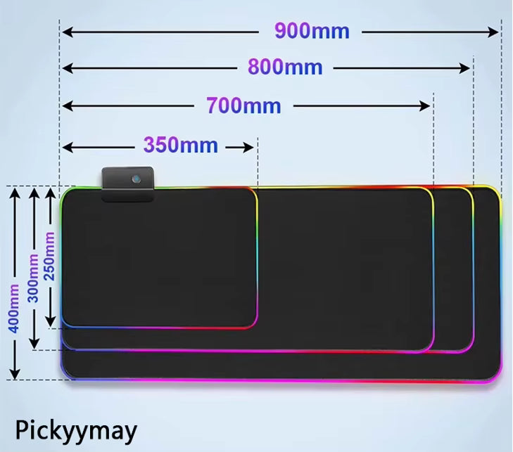 Pickyymay RGB mouse pad