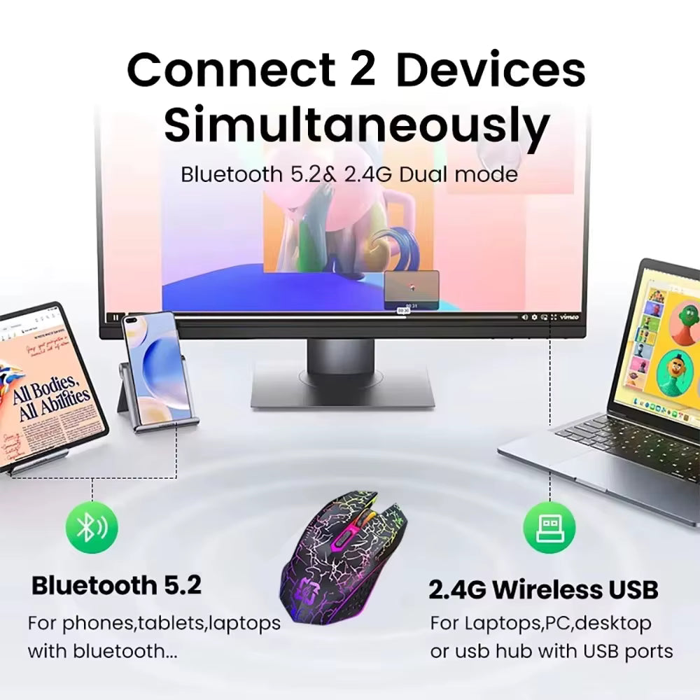 RGB Bluetooth Gaming Mouse