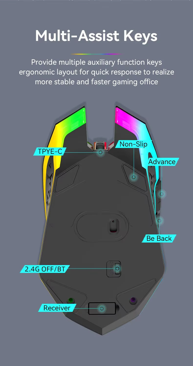 RGB Bluetooth Gaming Mouse